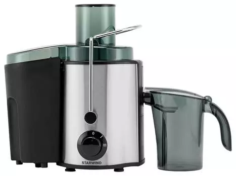Соковыжималка центробежная Starwind SJ 2414 серебристый/черный