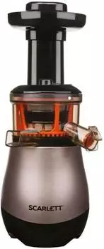 Соковыжималка шнековая Scarlett SC-JE50S43 коричневый (je50s43)