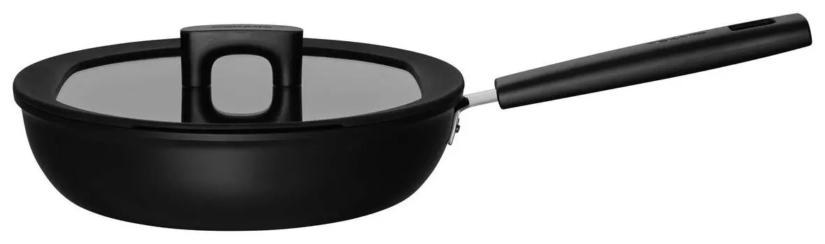 Сотейник Fiskars Hard Face 1052231 (с крышкой) черный