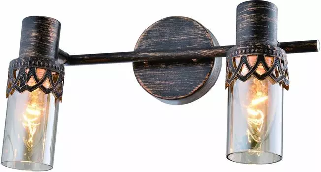 Спот Rivoli Lodi 7018-702 40Вт черный/золото (плохая упаковка)