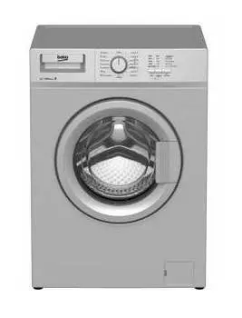 Стиральная машина средняя Beko WRE65P1BSS, с фронтальной загрузкой, 6кг, 1000об/мин