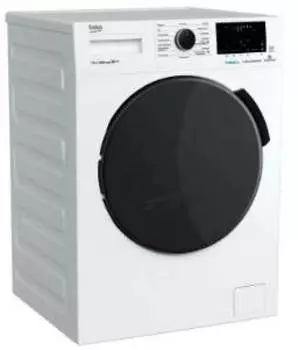 Стиральная машина средняя Beko WSPE7H616W, с фронтальной загрузкой, 7.5кг, 1200об/мин
