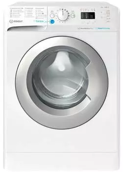 Стиральная машина средняя Indesit BWSA 61051 WSV RU, с фронтальной загрузкой, 6кг, 1000об/мин (869991641570)
