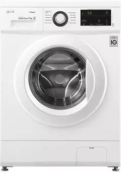 Стиральная машина средняя LG F2J3HS0W, с фронтальной загрузкой, 7кг, 1200об/мин