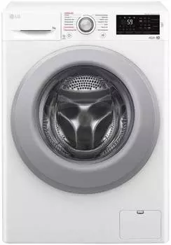 Стиральная машина средняя LG F2M5HS4WP, с фронтальной загрузкой, 7кг, 1200об/мин