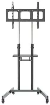 Стойка для телевизора Cactus CS-VM-ST04H, 37-70", напольный, мобильный, черный (cs-st04h)