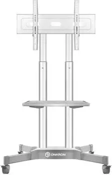 Стойка для телевизора Onkron TS1351, 32-65", напольный, мобильный, белый