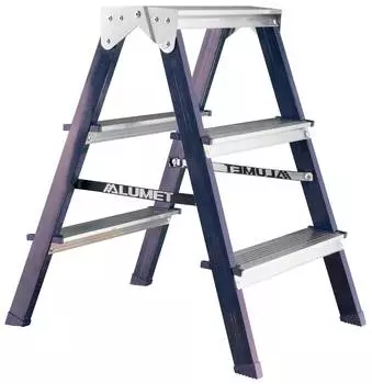 Стремянка Alumet MD8203 сталь/алюминий