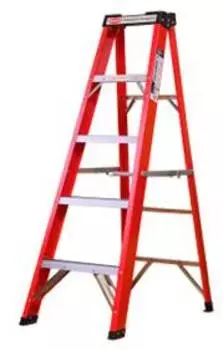 Стремянка Alumet SF1007 стеклопластик/алюминий