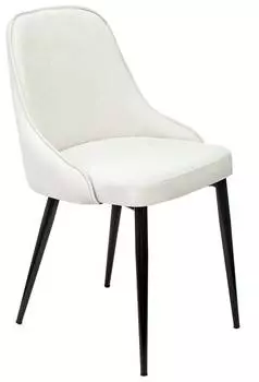 Стул Бюрократ KF-5, обивка: ткань, цвет: молочный, каркас: металл (kf-5/velv20)