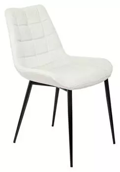 Стул Бюрократ KF-6, обивка: ткань, цвет: молочный, каркас: металл (kf-6/velv20)