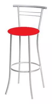 Стул Лига Бар, обивка: эко.кожа/красный К-19