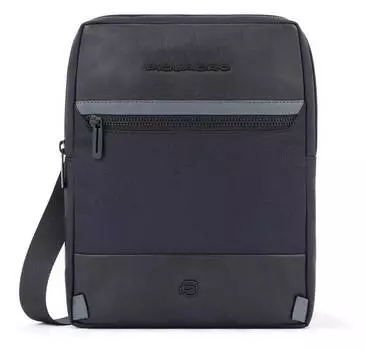 Сумка мужская Piquadro Keith черный, кожа натуральная и ткань (ca1816w115/n)