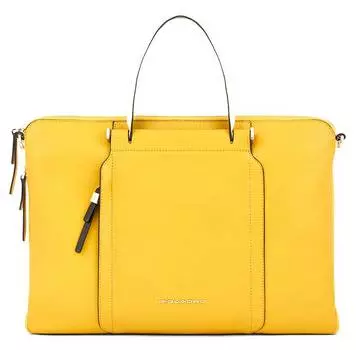 Сумка женская Piquadro Circle желтый шартрез, кожа натуральная (ca4021w92/give)