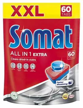 Таблетки Somat All in 1 Extra (упак.:60шт) (2 699 154)