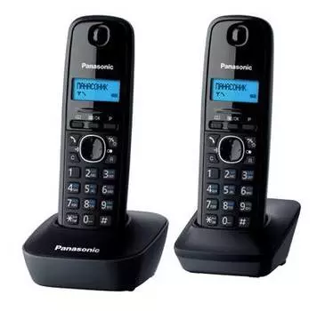 Телефон Panasonic KX-TG1612RUH темно-серый
