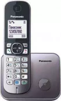 Телефон Panasonic KX-TG6811RUM серый металлик