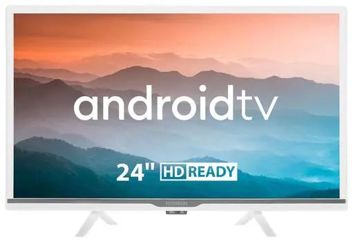 Телевизор Hyundai Android TV H-LED24BS5002, 24", LED, HD, Android, белый