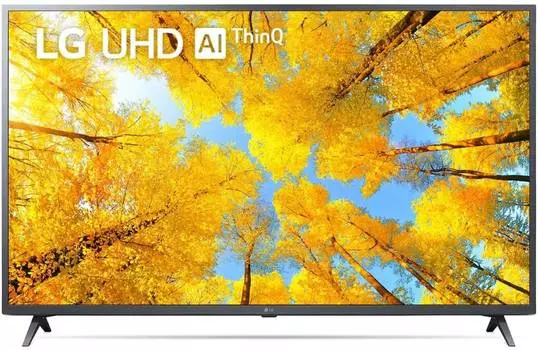 Телевизор LG 50UQ76003LD.ADKG, 50", 4K Ultra HD, темный металлик
