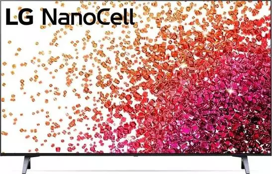 Телевизор LG 75NANO756QA.ADKB, 75", NanoCell, 4K Ultra HD, WebOS, черный
