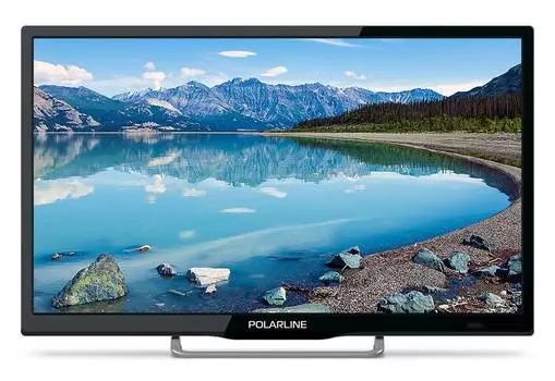 Телевизор PolarLine 24PL12TC, 24", LED, HD, черный