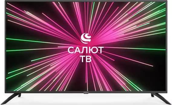 Телевизор SunWind Салют ТВ SUN-LED55U11, 55", 4K Ultra HD, черный