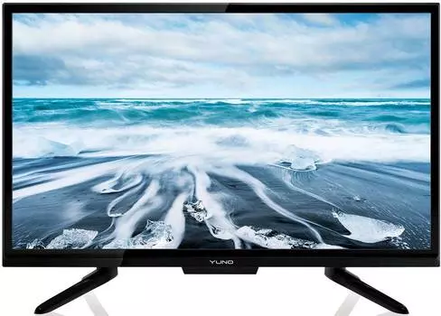 Телевизор Yuno ULM-24TC111, 24", LED, HD, черный