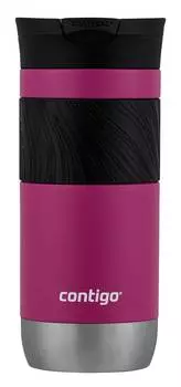 Термокружка Contigo Byron 2.0, 0.47л, малиновый/черный (2155587)