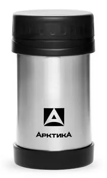 Термос Арктика 402-500, 0.5л, серебристый/черный (402-500/SIL)