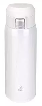 Термос Deli 17656white, 0.48л, белый
