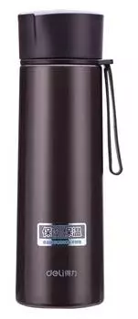 Термос Deli 6125Brown, 0.45л, коричневый