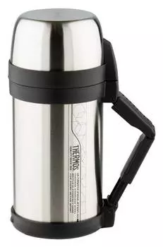 Термос Thermos FDH Stainless Steel Vacuum Flask, 1.4л, стальной/черный (923639)