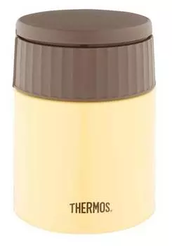Термос Thermos JBQ-400-BNN, 0.4л, желтый/коричневый (924704)
