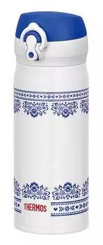 Термос Thermos JNL-402, 0.4л, белый/синий (319562)