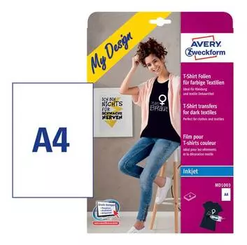 Термотрансфер Avery Zweckform MD1003 A4 4л., белый