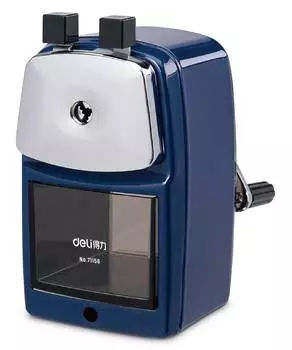Точилка для карандашей Deli 71156BLUE
