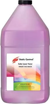 Тонер для принтера Static Control HM254-1KG-MAOS пурпурный 1000 грамм