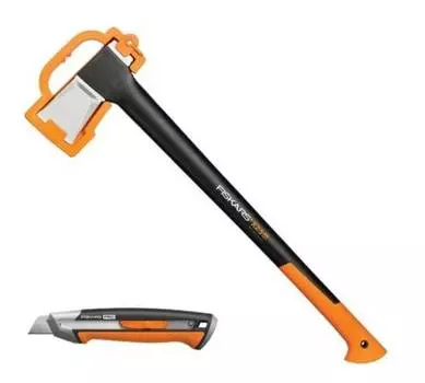 Топор Fiskars X25 черный/оранжевый (1057915)