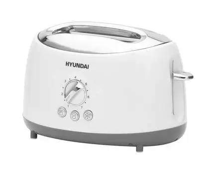 Тостер Hyundai HYT-8003 белый/серый