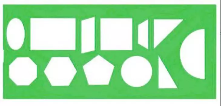 Трафарет Стамм Геометрические фигуры (ТТ11)