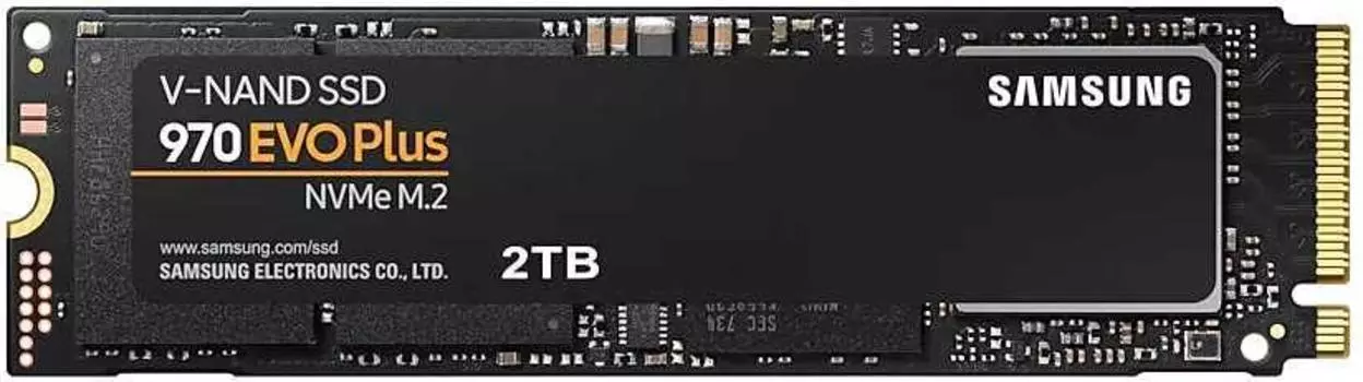 Твердотельный накопитель Samsung 970 EVO Plus 2Tb PCI-E x4 MZ-V7S2T0BW