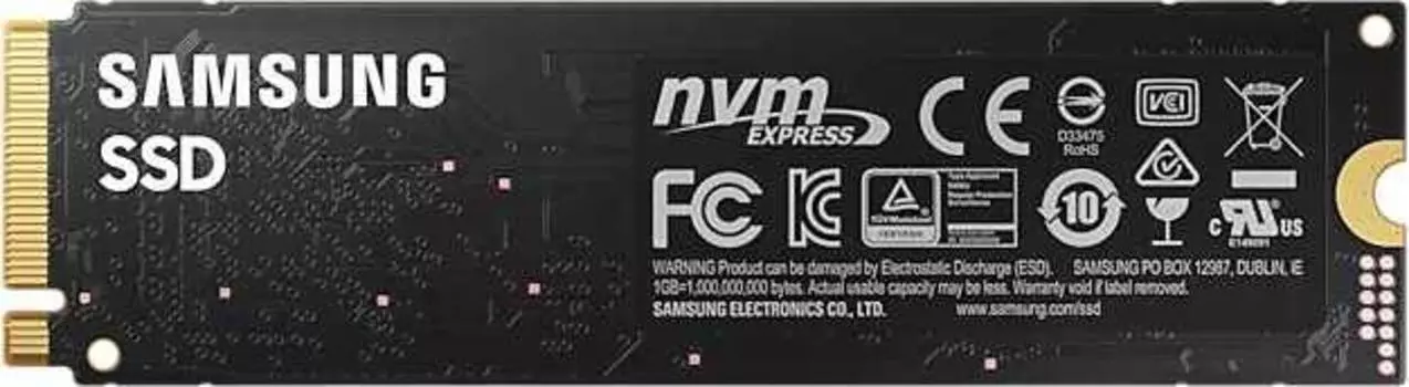 Твердотельный накопитель Samsung 980 1024ГБ, M.2 2280, PCI-E 3.0 x4, M.2 MZ-V8V1T0BW