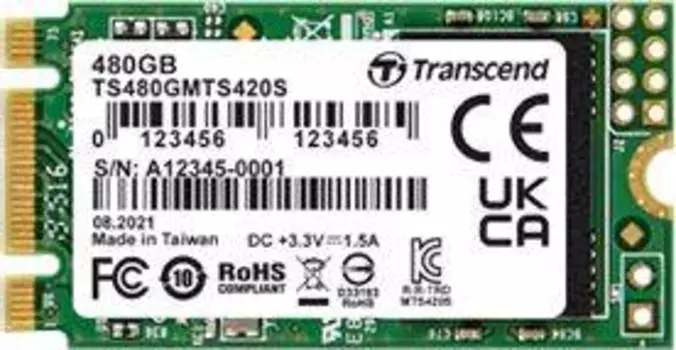 Твердотельный накопитель Transcend 480Gb SATA III TS480GMTS420S