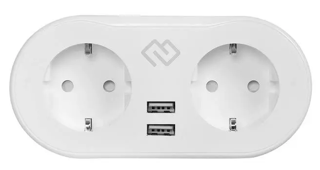 Умная розетка DIGMA DiPlug 400 белый (ty1932)