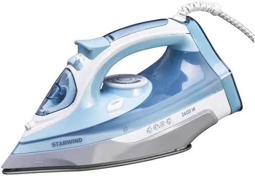 Утюг Starwind SIR2650 голубой/белый