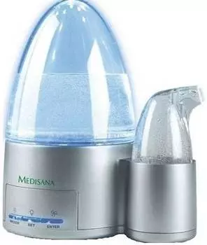 Увлажнитель воздуха Medisana Medibreeze серебристый (60003)