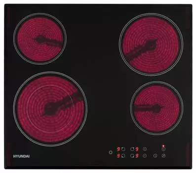 Варочная поверхность Hyundai HHE 6485 BG черный