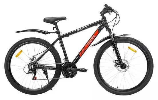 Велосипед горный Digma Athlete черный (athlete-27.5/20-al-s-bk)