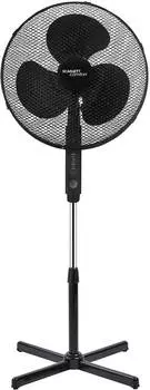 Вентилятор напольный Scarlett SC-SF111RC09 черный пластик/металл