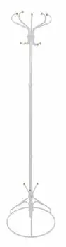 Вешалка напольная Бюрократ Ажур-2Ф белый (144/white)